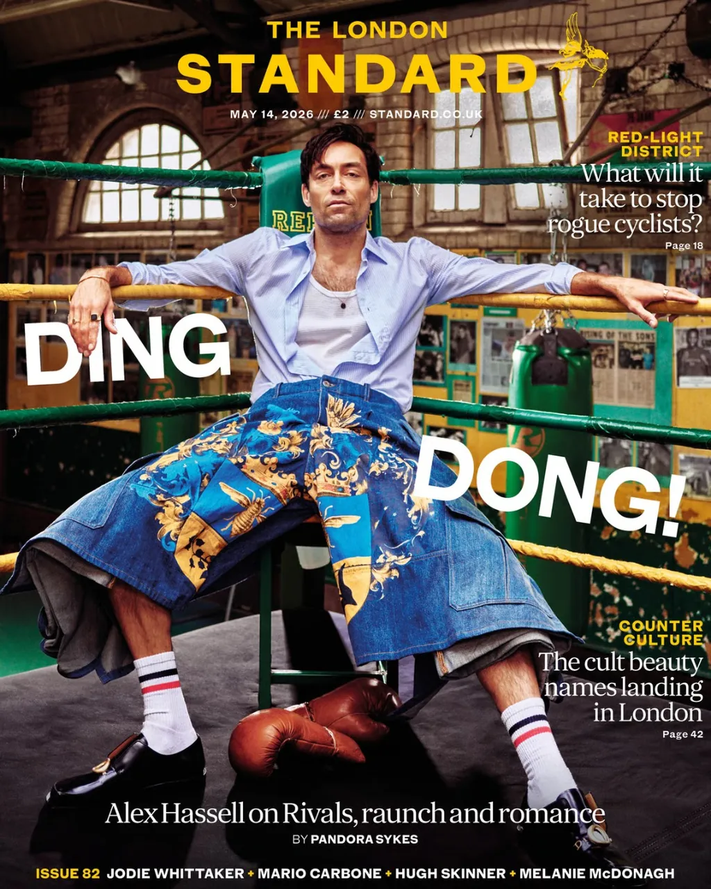 Alexander Hassell for The London Standard with grooming by Carlos Ferraz