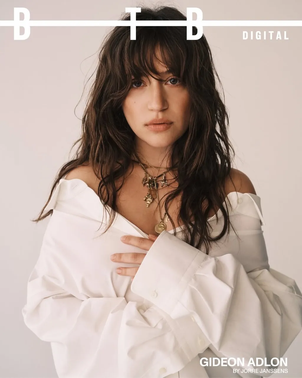 Gideon Adlon for Behind The Blinds with hair by Sven Bayerbach